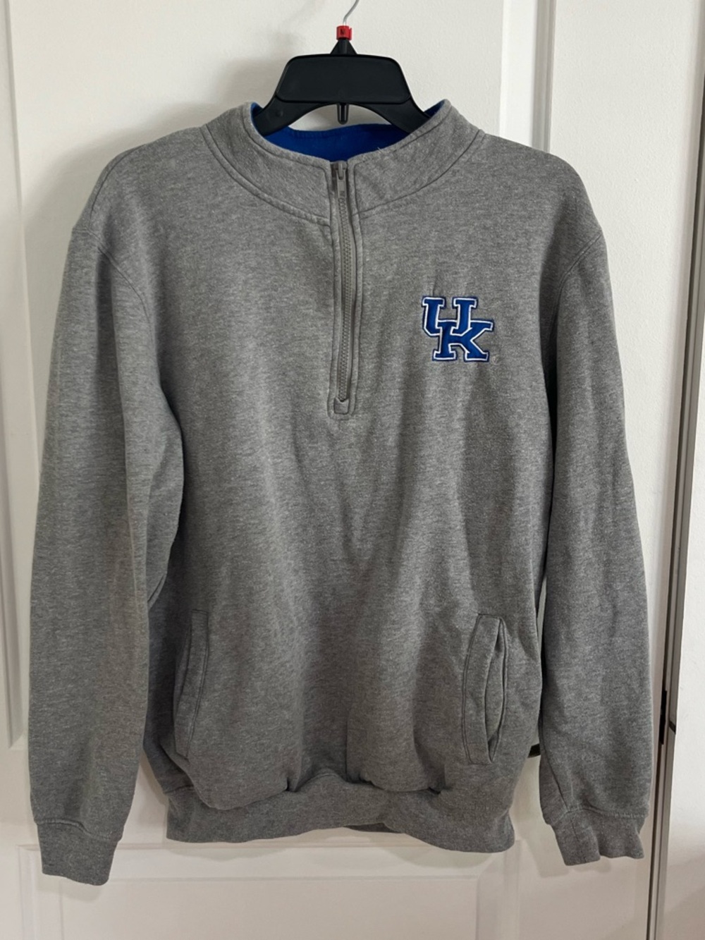 Colosseum UK Grey Men's Half-Zip Pullover